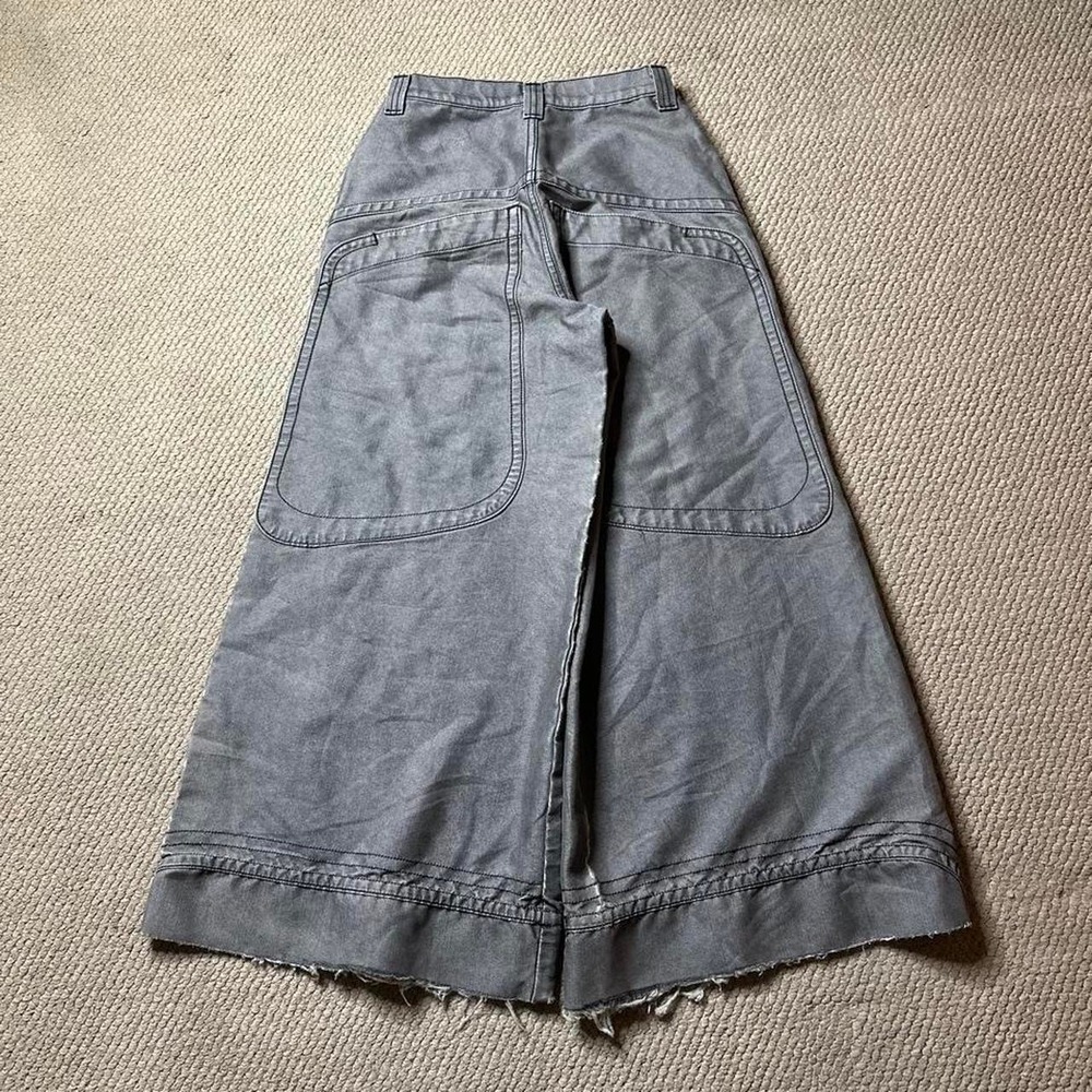 Y2K Vintage 90s skater grunge Baggy Wide leg Rave reflective Rare JNCO jeans - Picture 2 of 8